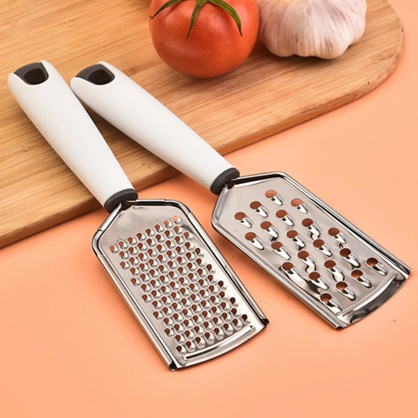 Håndholdt ostrivjernsett med ergonomisk håndtak, rustfritt, korrosjonsbestandig, matlaging, potet, ostrivjern, grønnsakskutter
