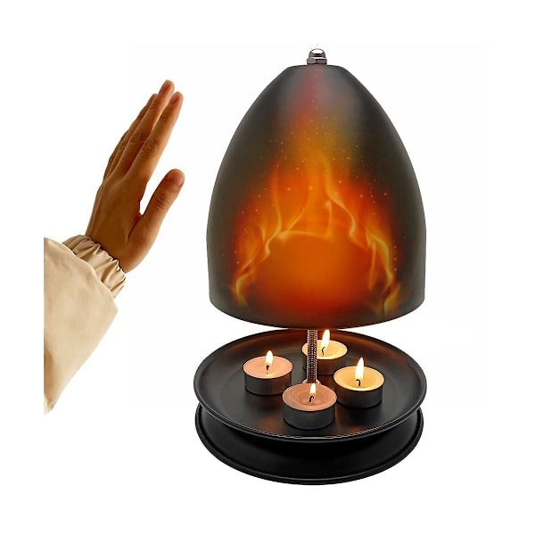 Telysovn for oppvarming, telysvarmer, metalllysromvarmer soverom kontor camping