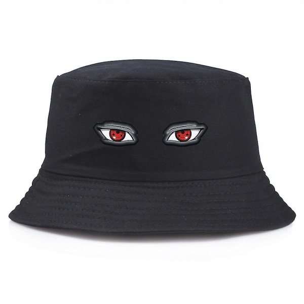 Naruto Anime Cosplay Kepsar Akatsuki Rising Fashion Tecknad Bucket Hat Röda Moln Solhatt Anime Lover L