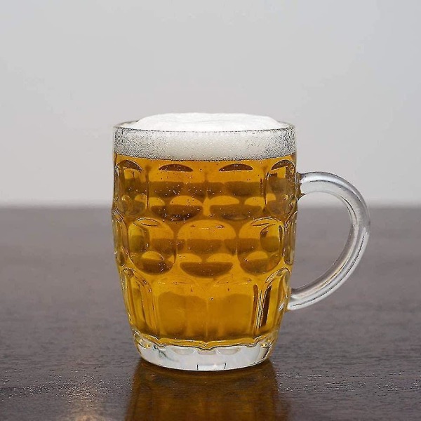 Stein ølkrus i glas med stort håndtag - 18 Oz. , Opvaskemaskine S