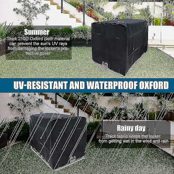 1000l Tankskydd, Presenning för Regnvattenuppsamlare, Lämplig För 1000l Utomhus Regnvattentunna, UV-skydd, Vattentät, Dammtät, 1000l