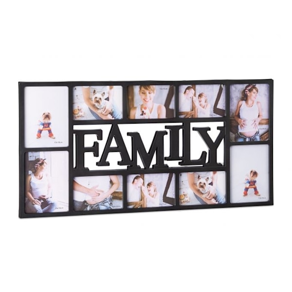 Bilderamme familie for 10 bilder 1200