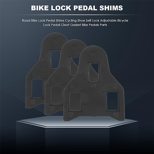 Racercykellås Pedal Shims Cykelsko Selvjusterende Cykellås Pedal Klampe Pakning Cykel P