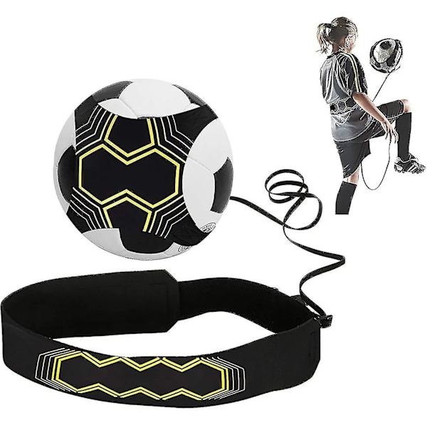 Solo fodbold kick træner, fodbold træningshjælp til børn og voksne, fodbold bungee elastisk træning, til forbedring af fodbold færdigheder, Fit For Bal