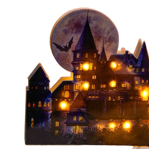 Halloween Dekorationer LED-Ljus Slottstårta