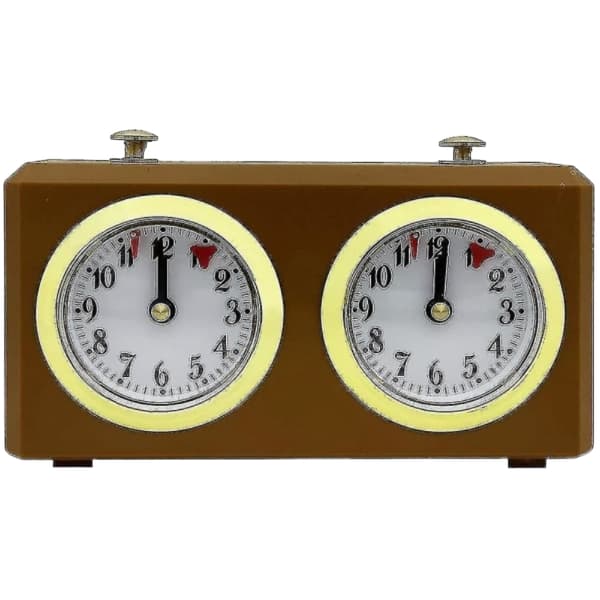 REMAKE Mekanisk schackklocka analog för schackspel Timer Klockor Timer Inga batterier behövs