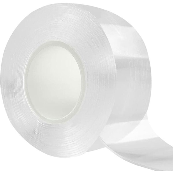 Kraftig dubbelsidig tejp, avtagbar vägghäftande tejp Klar stickmontering