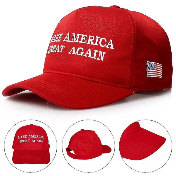 Oss. Presidentvalg-brodert hatt trykket med Keep Make America Great Again Baseballcaps Ny
