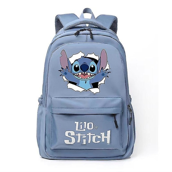 Anime Stitch Rygsæk Børn Skoletasker Piger Daypack Børn Ungdomstasker Kawaii Vandtæt Skoletaske med stor kapacitet style 1
