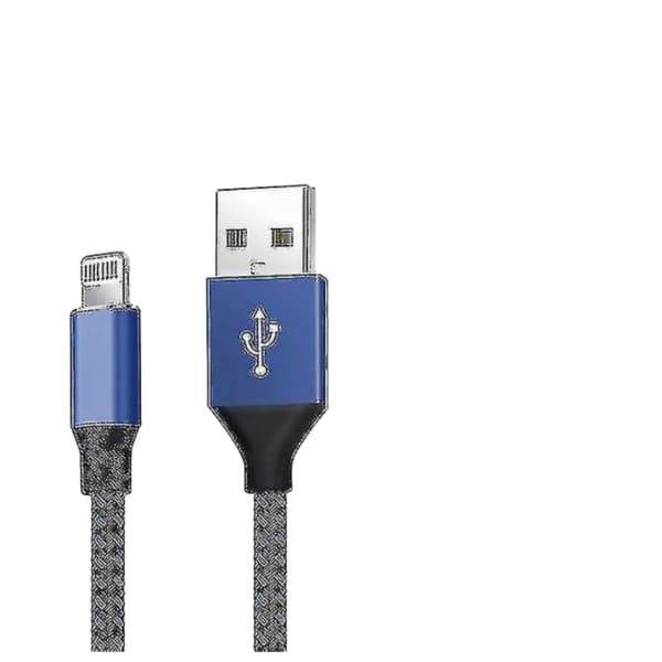 5-pakk Nylon iPhone-laturi Lightning-kaapeli Nopea Ch