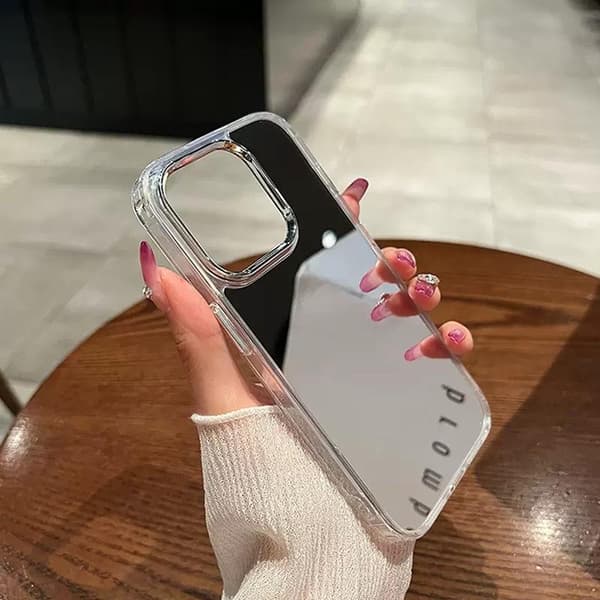 Deksel for iPhone 17 Pro Max Speil Akryl Anti-fall Hardt