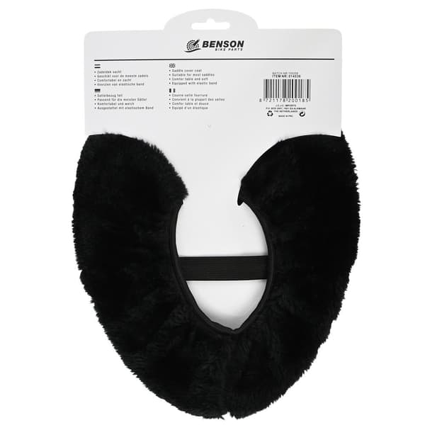 Satulanpäällinen, pehmeä, musta
