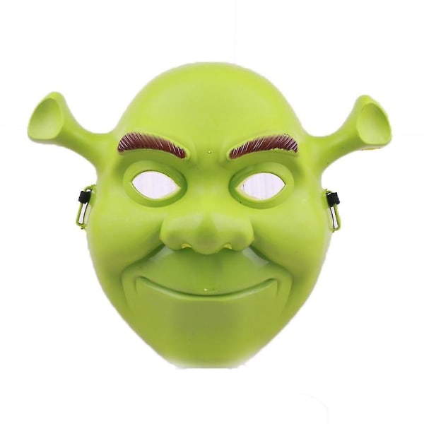 Vihreä Shrek Mask -juhlapäällinen Halloween Cosplay cover lapsille