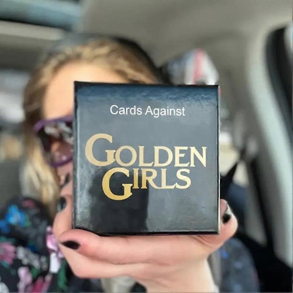 Cards Against Golden Girl -korttipeli, hauska aikuisten peli juhliin/perhepelailtoihin