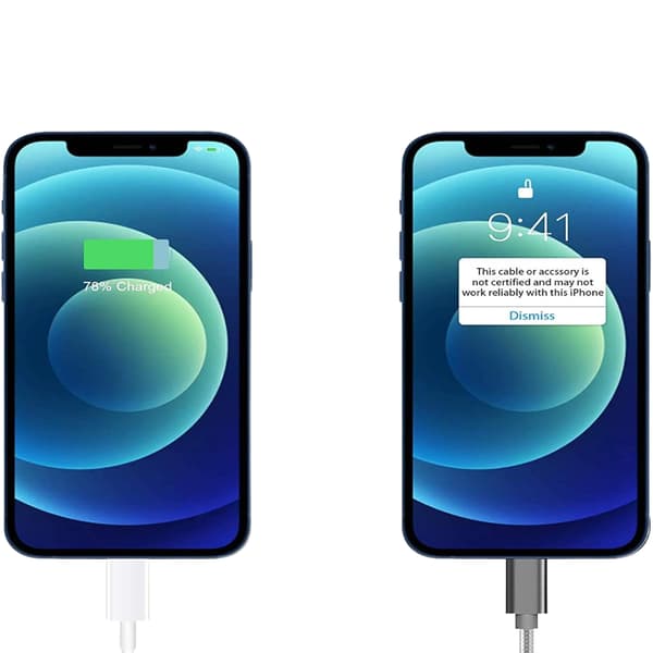 iPhone 20W Hurtigladekabel 2-pakning USB-C til Lightning-kabel (2m) Hurtiglading