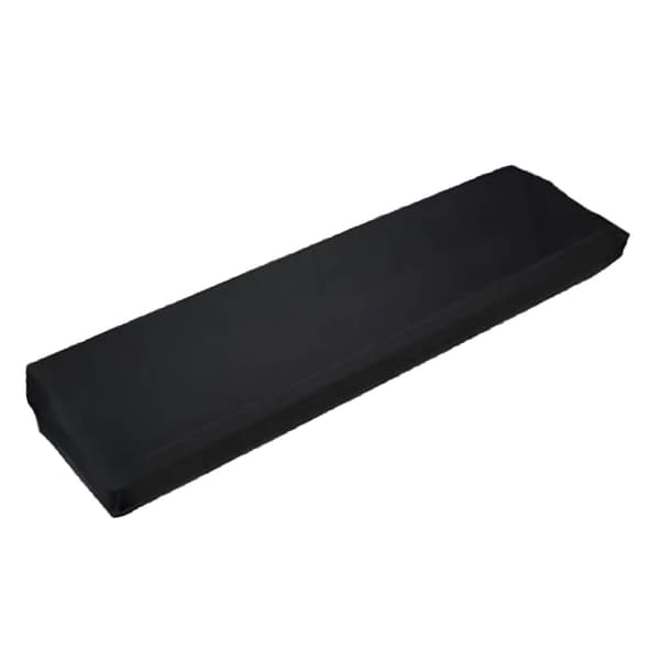 Piano Cover Soft Elastic Adjustable Strap Buckle Dust Cover for 88 Keys Piano Black