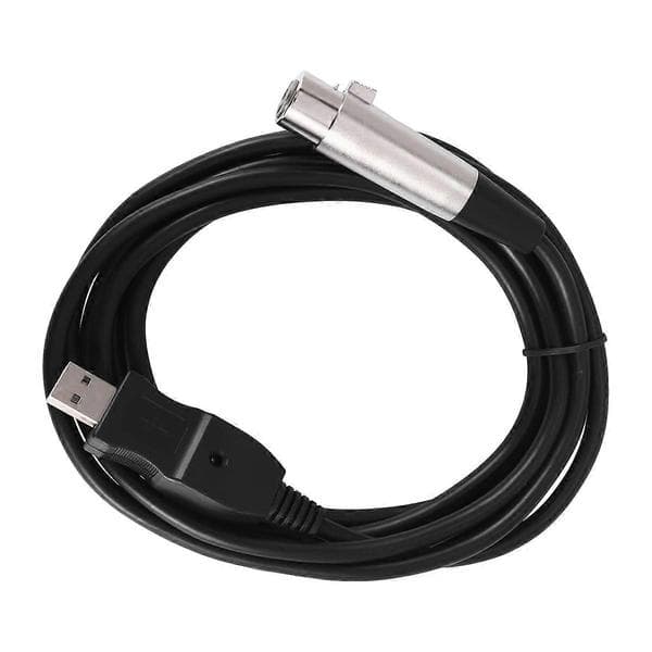USB-uros XLR-naarasmikrofoni USB MIC -linkkikaapeli uusi