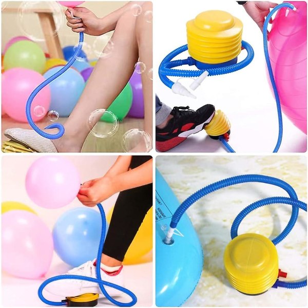 2 Stck Luftballon Pumpe - Gro Fupumpe Luftpumpe - Robustes Design & Langlebiger Kunststoff, Leicht & Kompakt - Luftpumpe Fr Luftballons,luftmatratze,