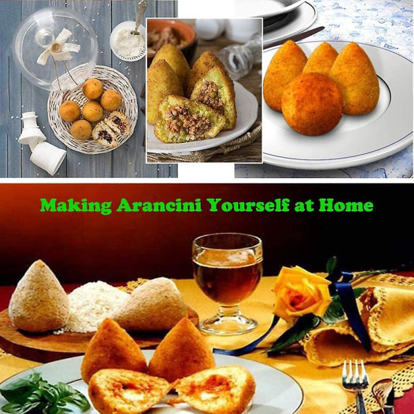 Arancini-form, DIY-form for risboller, multifunksjonell risbollemaker, hjemmelaget fylt kjøttkule