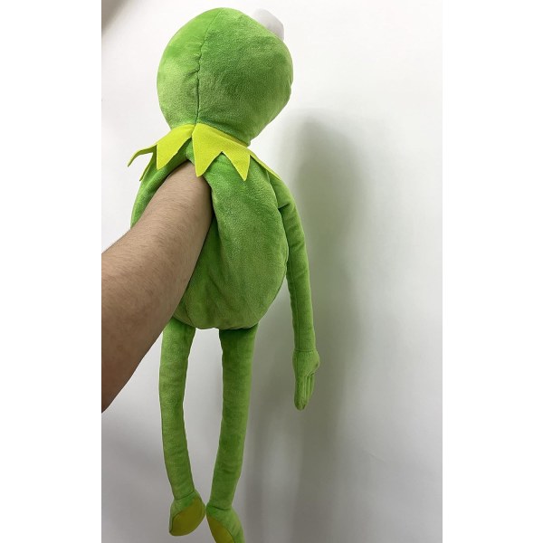 Kermit the Frog Puppet, 60cm Groda Handdocka Anime Frog Show Plyschleksaker vuxna Baby Barn Födelsedagspresent