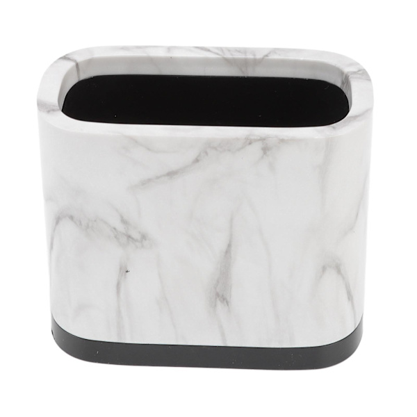 Minimalistisk makeupbørsteholder i marmor mønster til opbevaring af kontorartikler