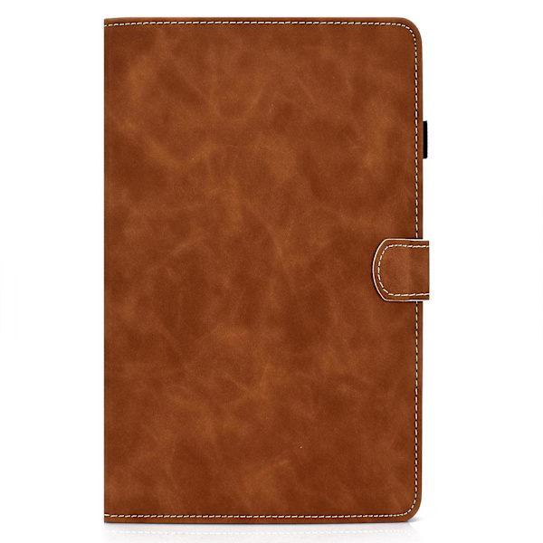 Ställ Läder Kortfodral för Samsung Galaxy Tab S6 Lite P610/P615/S6 Lite (2022)-Brun