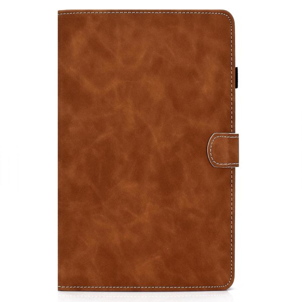 Stand Læder Kortholder Etui til Samsung Galaxy Tab S6 Lite P610/P615/S6 Lite (2022)-Brun