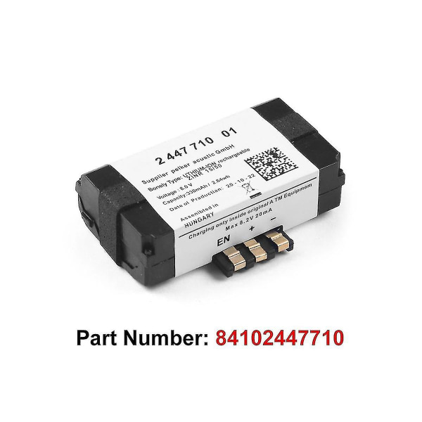 Sos Emergency Battery 84102447710 84109361678 kompatibel med F20 F22 F40 G30 F90-J