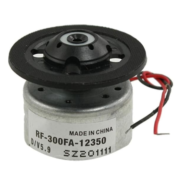 RF-300FA-12350 DC 5.9V Spindelmotor för DVD CD-spelare Silver+Svart