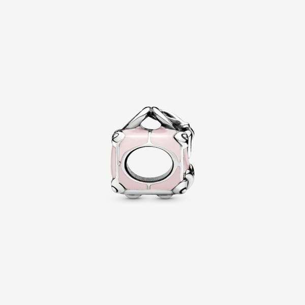 Pandora - Rosa Reiseveske Charm - Sterlingsølv