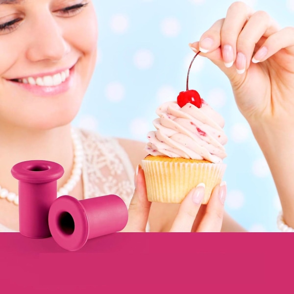 12 stk. Mini Cupcake Corer Konditorpåfyldningsværktøj Varmebestandig Vandtæt køkkenbrødåbner Cupcake Center Remover Form