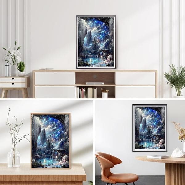 5D Diamantmaleri Elverden 30x40cm Stil 5 (ren)