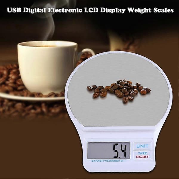 USB Digital Elektronisk LCD-skjerm Smykkevekt Kalibrering/Tarafunksjon Matvekter
