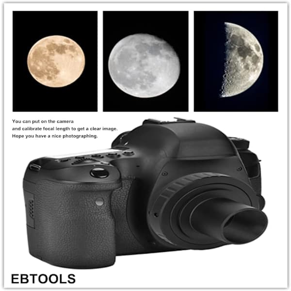 Passar för EOS Canon T-Ring Adapter Teleskopfäste Adapter Teleskop Kamera Adapter