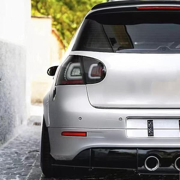 Til Golf Mk5 R32 Bagkofanger Diffuser Spoiler Læbebeskytter Splitter Karosseri Kit Tilbehør