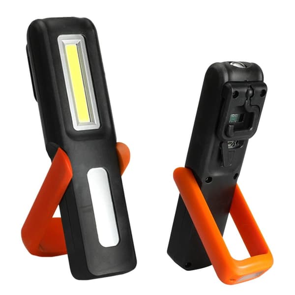 Magneettinen LED-taskulamppu ORANSSI - varastossa Orange