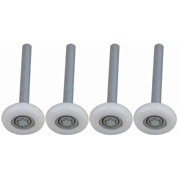 Garageportruller, 4-pak nylonforseglede kugleleje garageportruller med 115 mm aksel