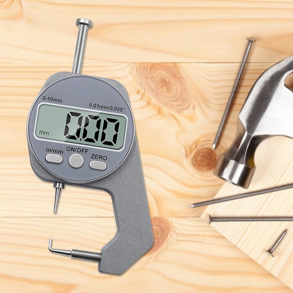 0,01 mm Digital Tykkelsesmåler Elektronisk Mikrometer 0-10 mm Rækkevidde Legering