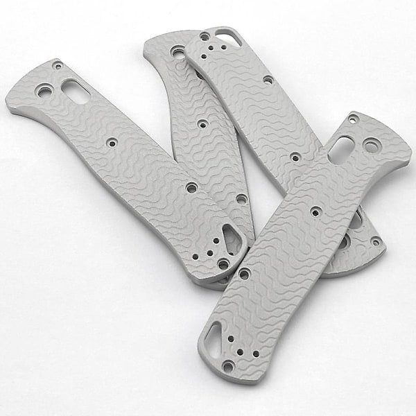 1 par håndtaksplaster i aluminiumlegering, sklisikre skalaer for Benchmade Bugout 535