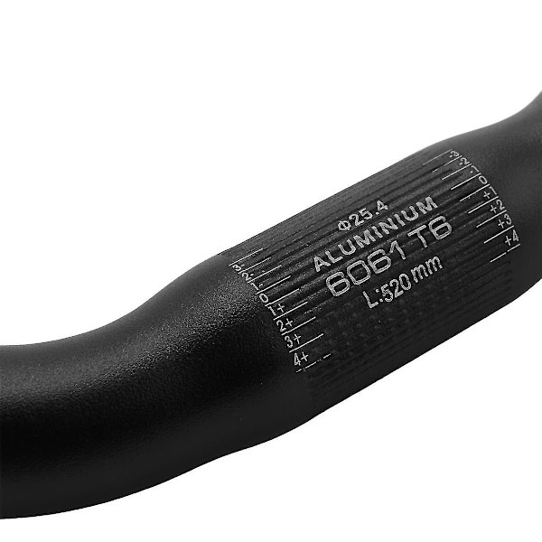 Pyörän ohjaustanko alumiiniseos 25,4 mm taittopyörän ohjaustangon korotus black