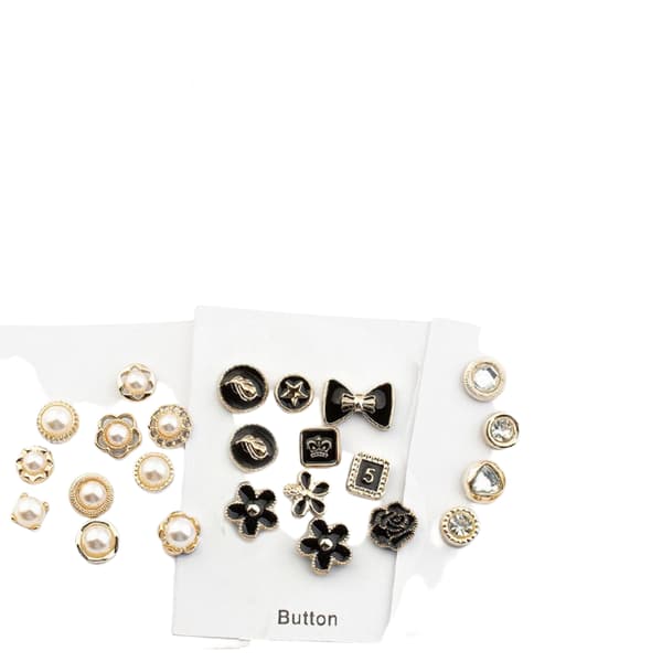 30 stk Gratis Sybrosje Perle Rhinestone Knapp
