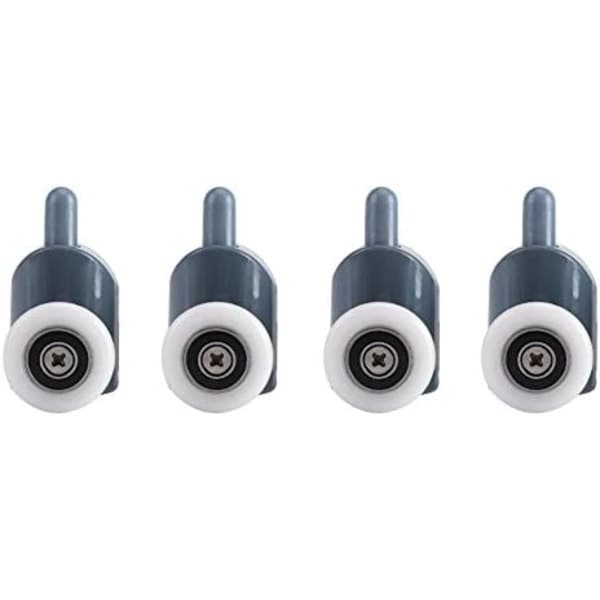 Set med 8 duschdörrsrullar - För duschdörr - 25 mm - Enkelt att installera