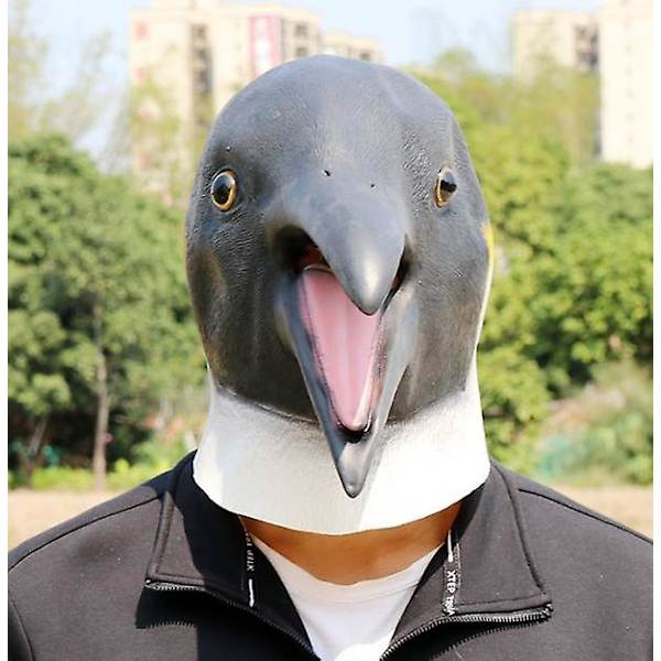 Pingviininaamio Halloween Lateksi Eläimen Pää Naamio Cosplay