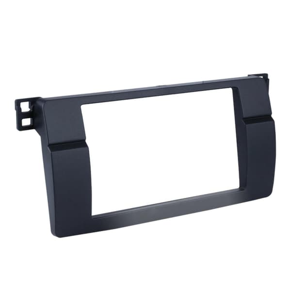 For 3-Serie E46 1998-2005 2Din Audio Panel Modifikasjonspanel DVD Navigasjonspanel Ramme Bil Fasci