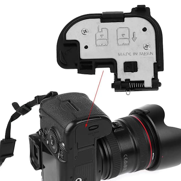 Batteridæksel Beskyttelseshætte Reservedele Til Canon EOS 7D Digitalkamera Ny