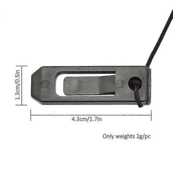 4 stk. SUP Split Surfer Paddleboard Fin Clip, Nemt at bruge vandseparatorclip til paddleboard og surfboard