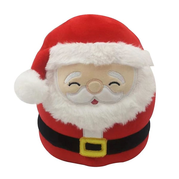 Julemand Juletræ Snemand Elg Blødt plys legetøj fyldt dukke Pudepude Julegaver Santa Claus