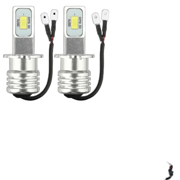 2x H3 LED Kit 100W 10000lm Dimljus