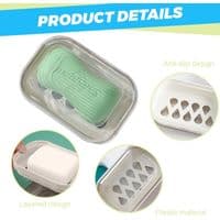 Bärbar resetvålkopp (2-pack) med lock, läckagesäker och lufttät