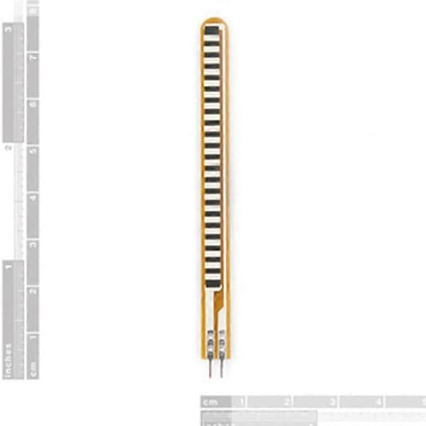 Flex Sensor 2.2 Tommer Flex Sensor Til Manipulator Elektronisk Handske Tilbehør Flex2.2Tommer Flex Sensor Yellow